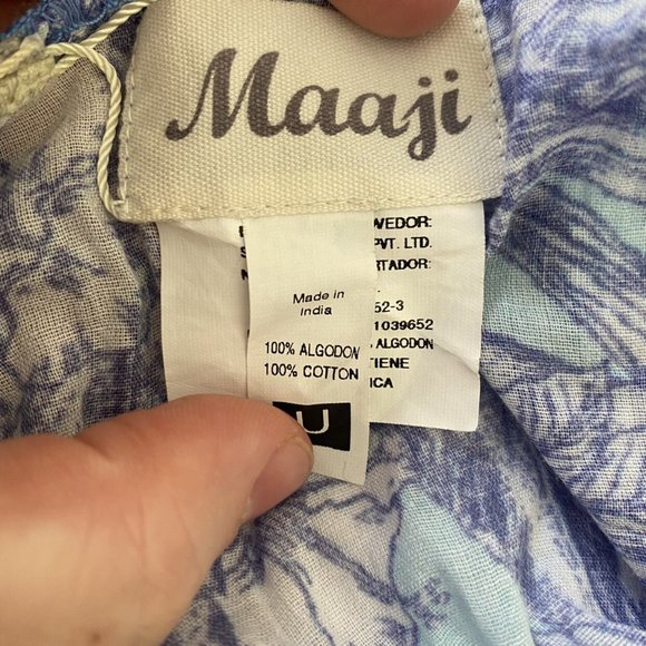 Maaji Revolve Cotton Oversized Fashion Scarf OSFA - Picture 6 of 6